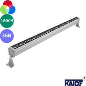 36W 100cm RGB 220Volt Wall Washer Dış Cephe Aydınlatma