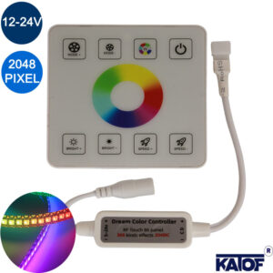 12-24V RGB Pixel LED Duvar Tipi Kontrol Modülü - Görsel 1