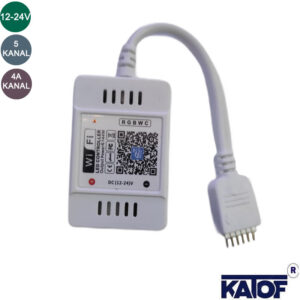 12-24V RGB/RGBW/RGBCCT LED Wifi Destekli RF Kumandalı LED Modülü - Görsel 3