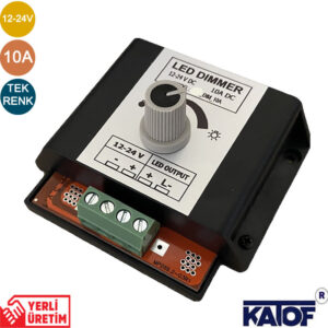 12-24V 10A Tek Renk Led Manuel Dimmer