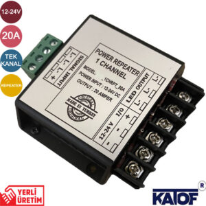 20A 12-24V Tek Renk Led Sinyal Güçlendirici Repeater