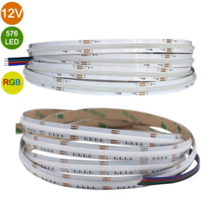 12V 576Ledli IP20 RGB Cob Şerit Led (5Metre) - Görsel 2