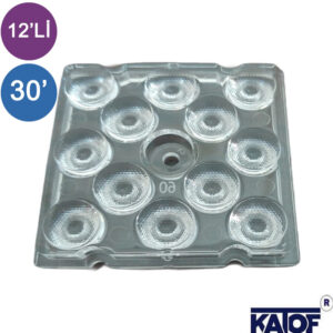 12'li 30Derece 50x50mm Grup Lens