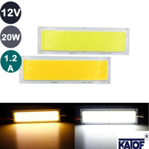 12Volt 20Watt 1.2A Dikdörtgen Cob Led