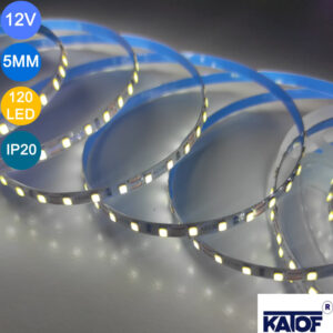 12V 5mm Beyaz 2835smd IP20 120ledli Şerit Led - Görsel 5
