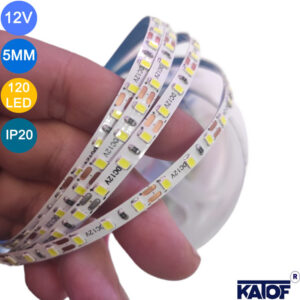 12V 5mm Beyaz 2835smd IP20 120ledli Şerit Led