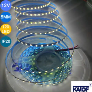 12V 5mm Beyaz 2835smd IP20 120ledli Şerit Led - Görsel 3