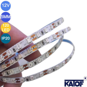 12V 5mm Yeşil 2835smd IP20 120ledli Şerit Led