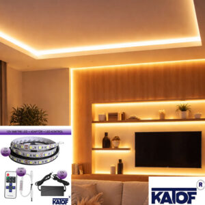 12V 3Çip Tek Renk Silikonlu Şerit Led + Adaptör + Kontrol Kumandası Seti - Görsel 9