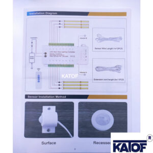 16 Kanal Sensörlü Merdiven Basamak Aydınlatma Seti Step-02 - Görsel 12
