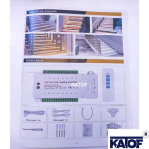 16 Kanal Sensörlü Merdiven Basamak Aydınlatma Seti Step-02 - Görsel 11