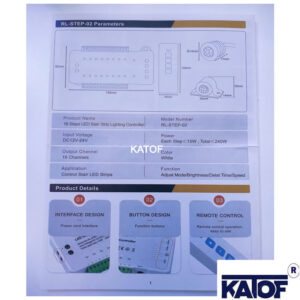 16 Kanal Sensörlü Merdiven Basamak Aydınlatma Seti Step-02 - Görsel 14