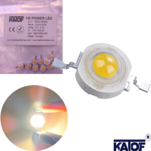 1Watt Gün Işığı Power Led 110-120Lm (10 Adet) - Görsel 3