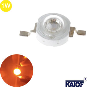 1Watt Sarı Power Led 590-592nm (10 Adet)