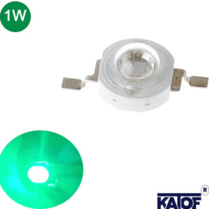 1Watt Yeşil Power Led 520-525nm (10 Adet)