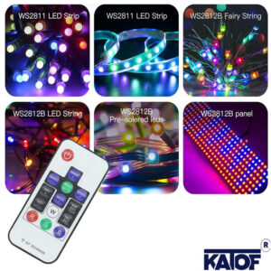 RGB Pixel Led 14 Tuşlu RF Kumandalı Kontrol Modülü - Görsel 3