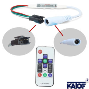 RGB Pixel Led 14 Tuşlu RF Kumandalı Kontrol Modülü - Görsel 4