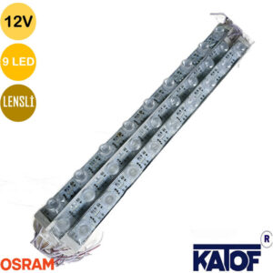 Osram 12V 3030smd 50cm 9Ledli Lensli IP65 Led Bar - Görsel 3