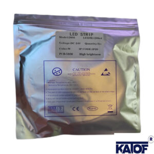 24V Beyaz 5mm 2835smd IP20 120çip Şerit Led (5mt) - Görsel 6