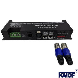 DMX512 30 Kanal RGBW Led Kontrol Decoder Dmx Led Sürücü - Görsel 3