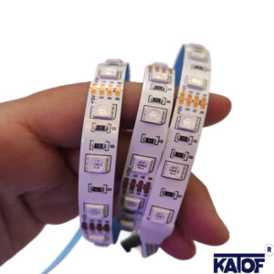 12V 60Ledli RGB Şerit Led 5050smd IP20 (5 mt) - Görsel 5