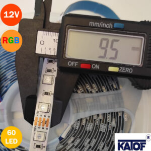 12V 60Ledli RGB Şerit Led 5050smd IP20 (5 mt) - Görsel 4