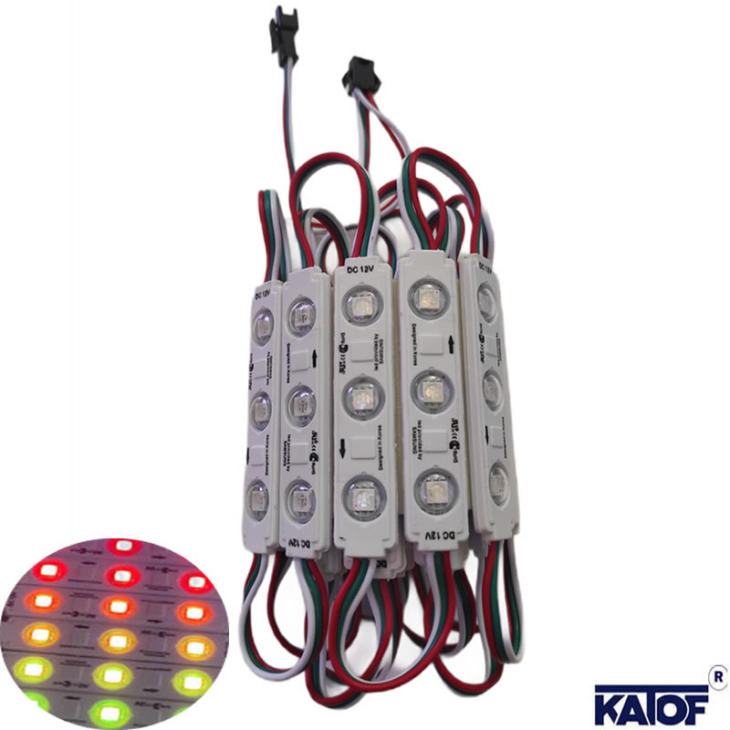 12V WS2811 RGB Pixel Modül Led 1.5W Samsung (20 Adet)