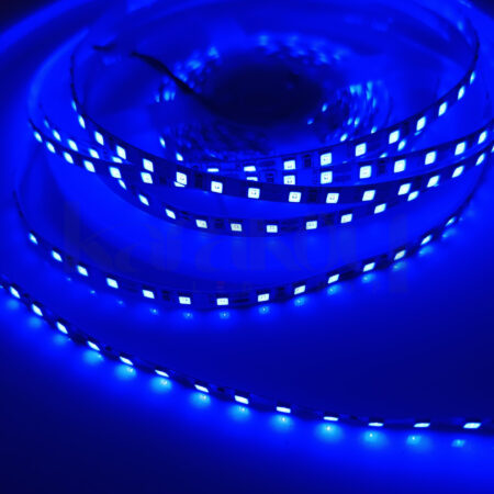 12V 2835smd IP20 120ledli 5mm Şerit Led Mavi (5 Metre)