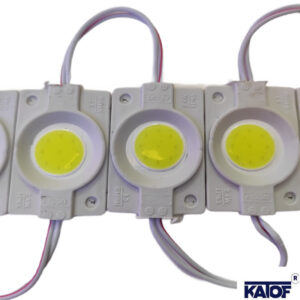 12V 2.4W Beyaz IP65 Kare Cob Modül Led (10 Adet) - Görsel 4