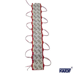 12V 2.4W Kırmızı IP65 Kare Cob Modül Led (10 Adet) - Görsel 3