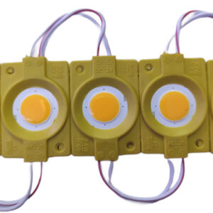 12V 2.4W Sarı IP65 Kare Cob Modül Led (10 Adet) - Görsel 3