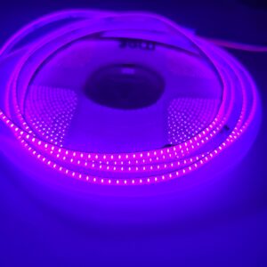 12 Volt 3 mm MOR IP20 400 Ledli Esnek Cob Şerit Led (5 Metre) - Görsel 6