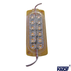 12V 2.4W Sarı 2835smd Çakar Modül Led (5 Adet) - Görsel 6