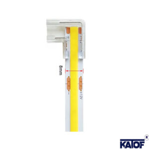 8 mm L Tipi Smd ve Cob Şerit Led Birleştirme Aparatı (10 Adet) - Görsel 5