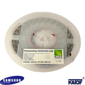 Samsung 12V 2835smd 2700Kelvin Tek Çip 60led (10 metre) - Görsel 5