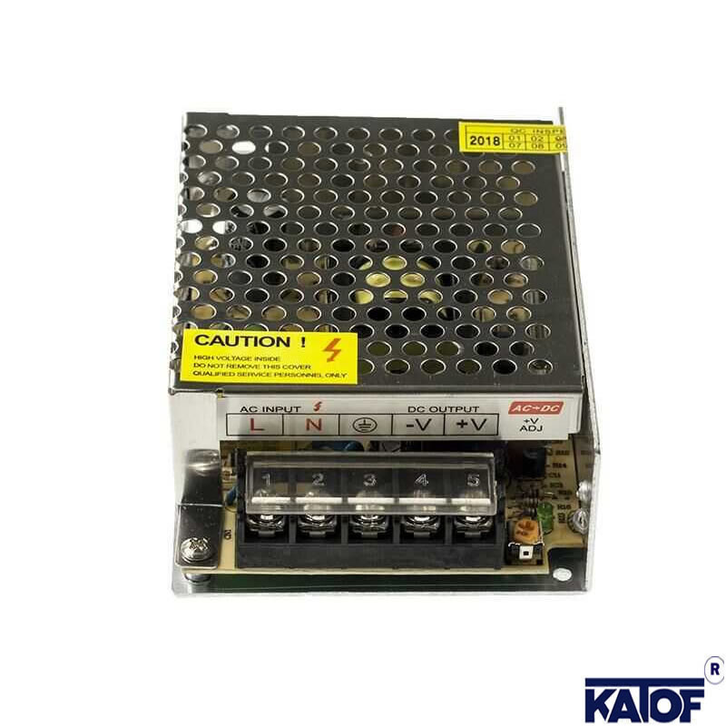 5 Volt 10 Amper IP20 Metal Geniş Kasa Trafo