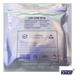 24 Volt Gün Işığı Piksel 10mm IP20 360Ledli Cob Şerit Led (5 Mt.) - Görsel 7