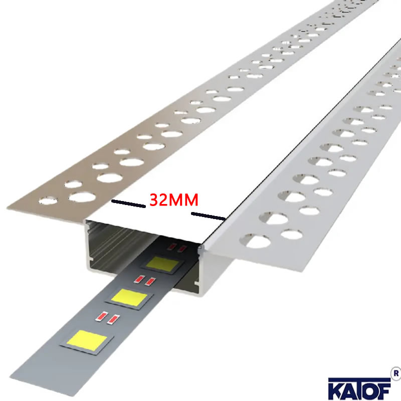 3.2cm 3mt Düz Trimless Led Profil