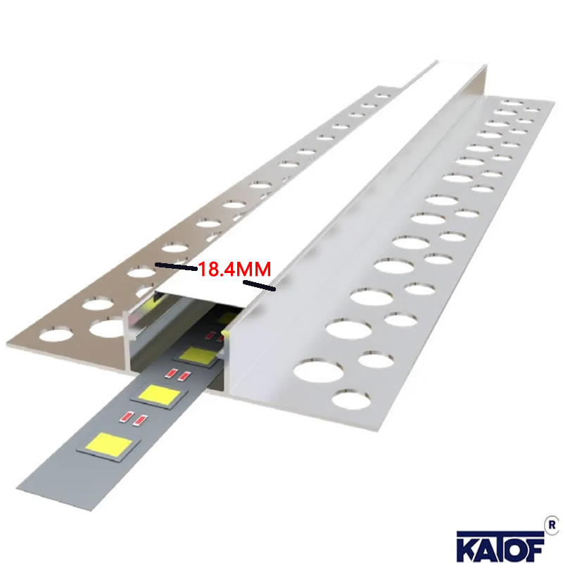 1.8cm 3mt Ters Trimless Led Profil
