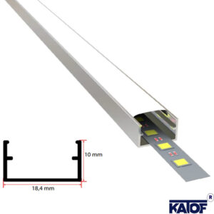 10X18mm Led Kanal Profili 3Mt. - Görsel 3