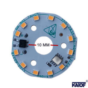 220V 5W Gün Işığı 2835smd Pcb Led 40mm 12Led