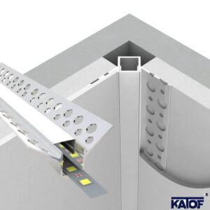 12.7mm 3mt Trimless İç Köşe LED Profili - Görsel 3