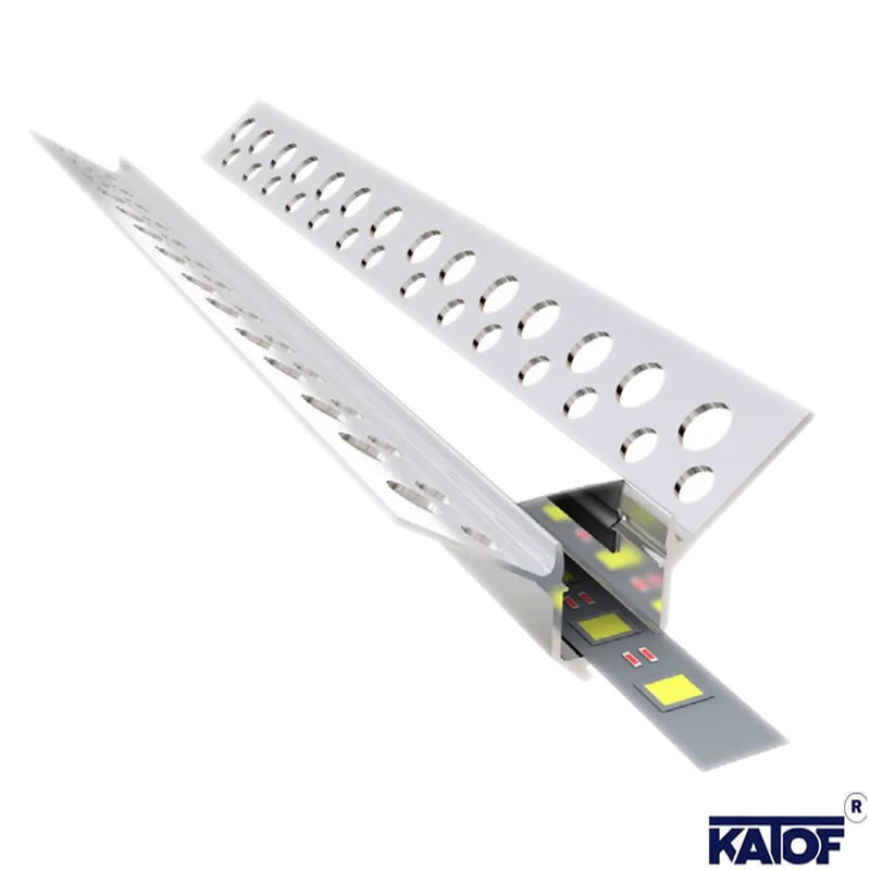 12.7mm 3mt Trimless İç Köşe LED Profili