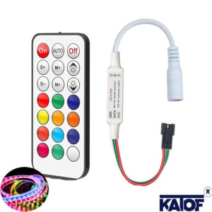 RGB Pixel Led 21Tuşlu Rf Kumandalı Kontrol Modülü