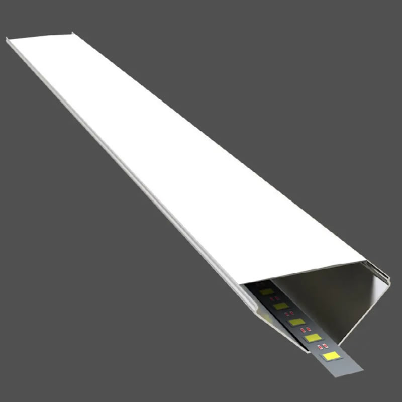 77.4mm 3mt Tavan Köşe LED Profili