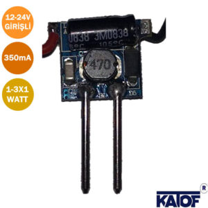 12-24V 1-3X1watt 350mA Açık Tip Led Sürücü