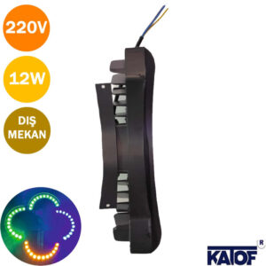 220Volt 12W Çember Palmiya Ağaç Aydınlatma Armatürü - Görsel 5