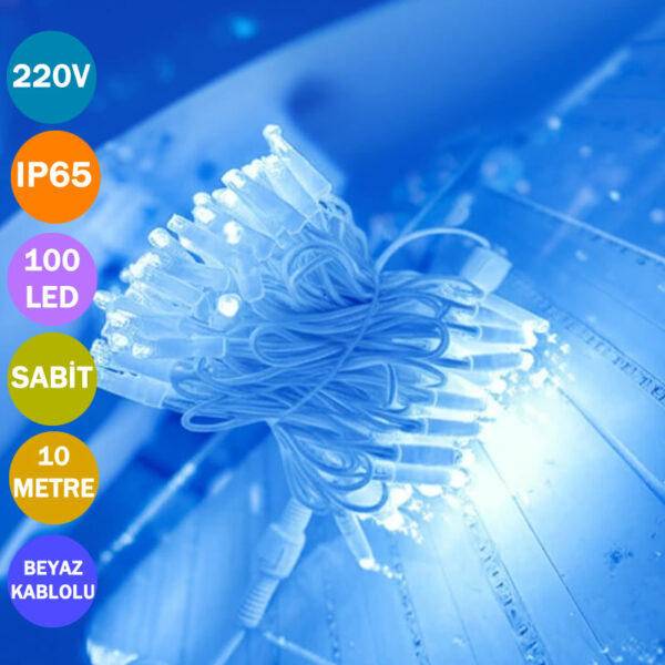 220Vollt-beyaz-kablolu-sabit-yanar-100-ledli-yilbasi-susleme-ledi