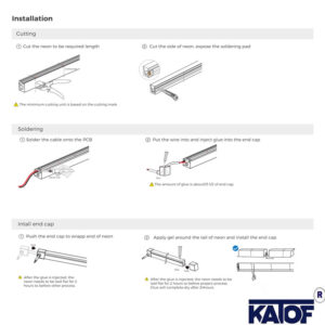 24Volt 3x8mm 3cm Kesim IP67 Dış Mekan Esnek Neon Led (5MT) - Görsel 4