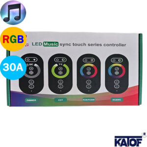 30A RGB Led Dokunmatik Kumandalı Müziğe Duyarlı Kontrol - Görsel 3
